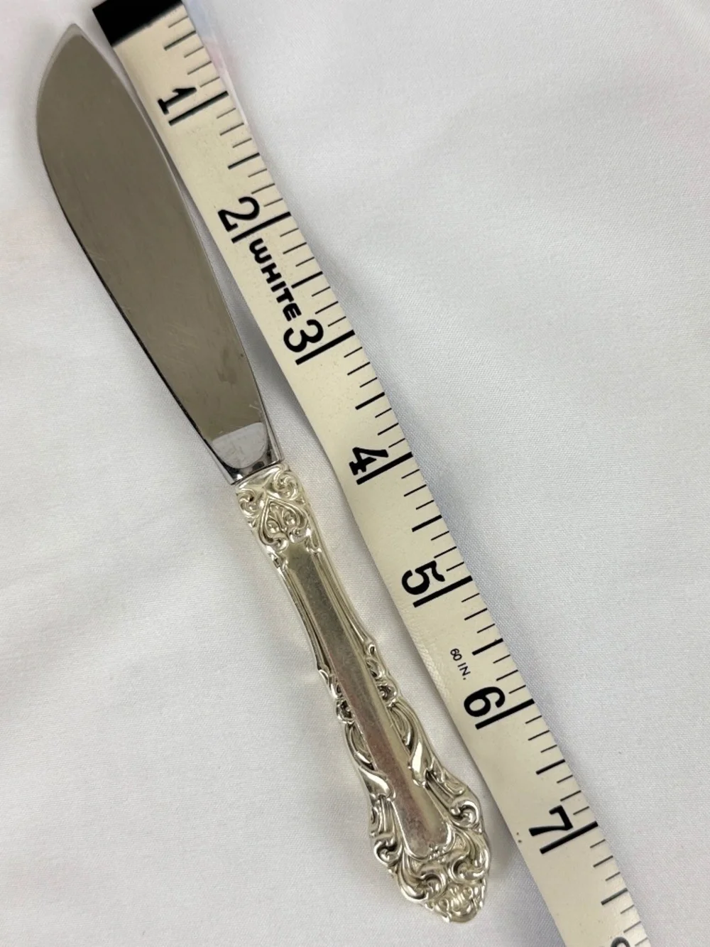 Vintage Grande Renaissance Sterling Silver Butter Knife Reed and Barton 7 inch
